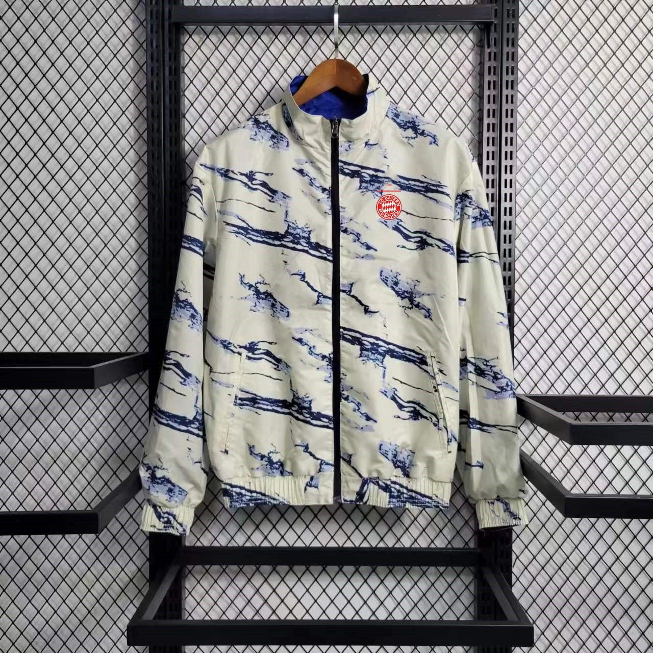 Veste coupe vent Bayern Munich Gris 2023 2024